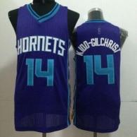 Revolution 30 Charlotte Hornets -14 Michael Kidd-Gilchrist Purple Stitched NBA Jersey