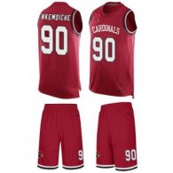 Cardinals -90 Robert Nkemdiche Red Team Color Stitched NFL Limited Tank Top Suit Jersey