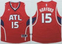 Revolution 30 Atlanta Hawks -15 Al Horford Red Stitched NBA Jersey