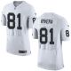 Nike Oakland Raiders #81 Mychal Rivera White Men's Stitched NFL New Elite Jersey