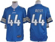 Nike Lions -44 Jahvid Best Blue Team Color Stitched NFL Limited Jersey