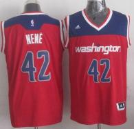 Revolution 30 Washington Wizards -42 Nene Red Stitched NBA Jersey