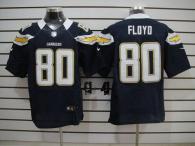 Nike San Diego Chargers #80 Malcom Floyd Navy Blue Team Color Men‘s Embroidered NFL Elite Jersey