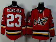 Calgary Flames -23 Sean Monahan Red Alternate Stitched NHL Jersey