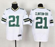 Nike Green Bay Packers #21 Ha Ha Clinton-Dix White Men's Stitched NFL Elite Jersey