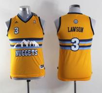 Denver Nuggets #3 Ty Lawson Yellow Alternate Stitched Youth NBA Jersey