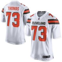 Nike Cleveland Browns -73 Joe Thomas White Men's Stitched NFL New Elite Jersey