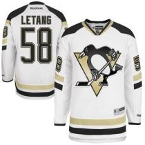 Pittsburgh Penguins -58 Kris Letang White 2014 Stadium Series Stitched NHL Jersey