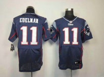2014 NFL New England Patriots 11 Julian Edelman blue Elite Jersey