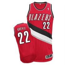 Revolution 30 Portland Trail Blazers -22 Clyde Drexler Red Stitched NBA Jersey