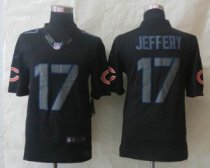 Chicago Bears -17 Alshon Jeffery Impact Limited Black Jersey