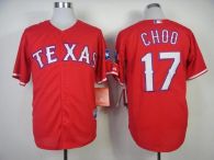Texas Rangers #17 Shin-Soo Choo Red Cool Base Stitched MLB Jersey