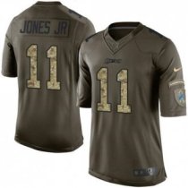 Nike Detroit Lions -11 Marvin Jones Jr Green Stitched NFL Limited Salute to Service Jersey