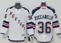 New York Rangers -36 Mats Zuccarello White 2014 Stadium Series Stitched NHL Jersey