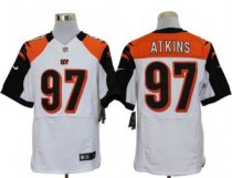 Nike Bengals -97 Geno Atkins White Stitched NFL Elite Jersey