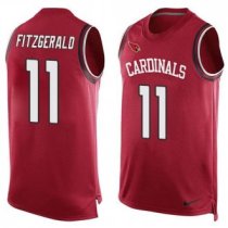 Nike Arizona Cardinals #11 Larry Fitzgerald Red Team Color Men's Stitched NFL Limited Tank Top Jerse