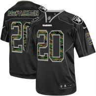 Nike Oakland Raiders #20 Darren McFadden Black Men's Stitched NFL Elite Camo Fashion Jersey