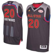 Utah Jazz -20 Gordon Hayward Charcoal 2017 All Star Stitched NBA Jersey