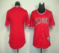 Los Angeles Angels of Anaheim Blank Red Cool Base Stitched MLB Jersey