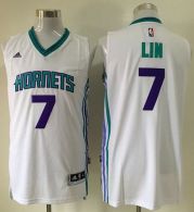 Charlotte Hornets -7 Jeremy Lin White Stitched NBA Jersey