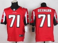 Nike Atlanta Falcons 71 Kroy Biermann Red Team Color Stitched NFL Elite Jersey