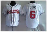 Atlanta Braves #6 Bobby Cox White Cool Base Stitched MLB Jersey