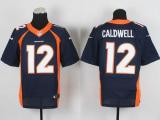 Nike Denver Broncos #12 Andre Caldwell Navy Blue Alternate Men's Stitched NFL New Elite Jersey