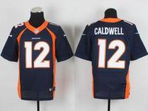 Nike Denver Broncos #12 Andre Caldwell Navy Blue Alternate Men's Stitched NFL New Elite Jersey