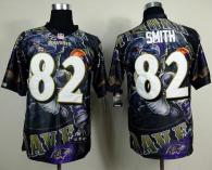 Nike Ravens -82 Torrey Smith Team Color Men's Stitched NFL Elite Fanatical Version Jersey