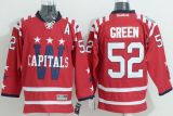 Washington Capitals -52 Mike Green 2015 Winter Classic Red Stitched NHL Jersey