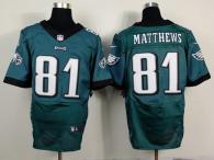 Nike Philadelphia Eagles #81 Jordan Matthews Midnight Green Team Color Men's Stitched NFL New Elite