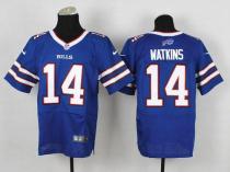 Nike Bills -14 Sammy Watkins Royal Blue Team Color Men's Stitched NFL New Elite Jersey