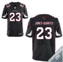Nike Arizona Cardinals -23 Jones-Quartey Jersey Black Elite Alternate Jersey