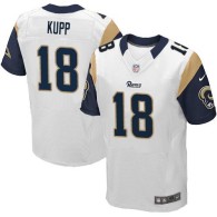 Nike Rams -18 Cooper Kupp White Stitched NFL Elite Jersey