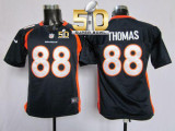 Nike Denver Broncos #88 Demaryius Thomas Blue Alternate Super Bowl 50 Youth Stitched NFL Elite Jerse