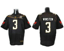 Nike Tampa Bay Buccaneers -3 Jameis Winston Black 2016 Pro Bowl Stitched NFL Elite Jersey