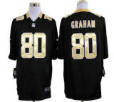Nike Saints -80 Jimmy Graham Black Team Color Stitched NFL Game Jersey