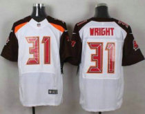 Nike Tampa Bay Buccaneers -31 Major Wright White Stitched NFL New Elite Jersey