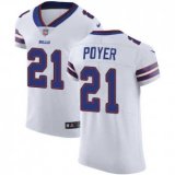 Nike Bills -21 Jordan Poyer White Stitched NFL Vapor Untouchable Elite Jersey