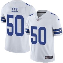 Nike Cowboys -50 Sean Lee White Stitched NFL Vapor Untouchable Limited Jersey