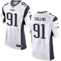 Nike New England Patriots -91 Jamie Collins White Stitched NFL New Elite Jersey