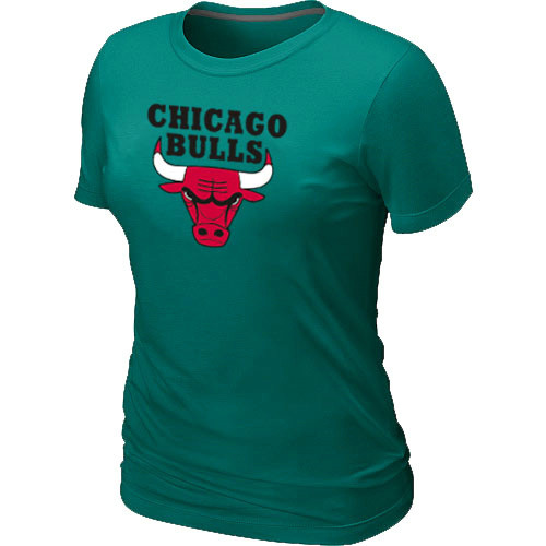 NBA Chicago Bulls Big Tall Primary Logo  Women T-Shirt (7)