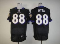 Nike Ravens -88 Dennis Pitta Black Alternate Men Embroidered NFL Elite Jersey