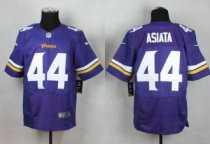 Nike Minnesota Vikings -44 Matt Asiata Purple Team Color Stitched NFL Elite Jersey
