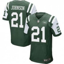 2014 NFL Draft New York Jets -21 Chris Johnson Green Team Color NFL Elite Jersey