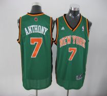 New York Knicks -7 Carmelo Anthony Green Stitched NBA Jerseys