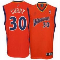 Golden State Warriors -30 Stephen Curry Orange Stitched NBA Jersey