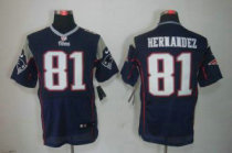 Nike Patriots -81 Aaron Hernandez Navy Blue Team Color Stitched NFL Elite Jersey