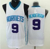 Revolution 30 Charlotte Hornets -9 Gerald Henderson White Stitched NBA Jersey
