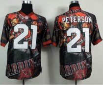 Nike Arizona Cardinals -21 Patrick Peterson Team Color NFL Elite Fanatical Version Jersey